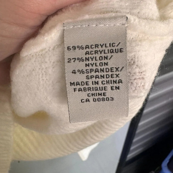 NWT Jessica brand from Sears ladies size large ivory color cardigan with sequins - Picture 4 of 5